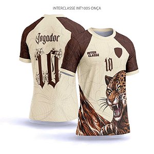 Template Camisa - Onça ref 1005 - CDR Vetor
