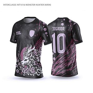Template Camisa - Monster Hunter Kiri ref 1016 - CDR Vetor