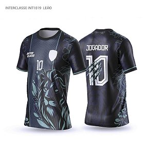 Template Camisa - Leão Floral ref 1019 - CDR Vetor