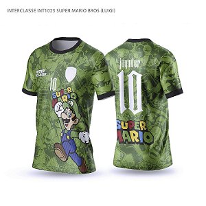 Template Camisa - Super Mario ref 1023 - CDR Vetor