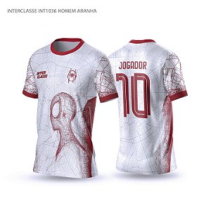 Template Camisa - Teias homem aranha ref 1036 - CDR Vetor