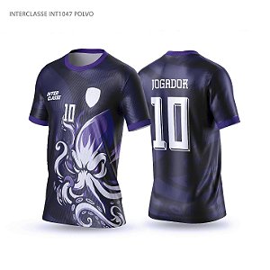 Template Camisa - Polvo Raiva Ref 1047 - CDR Vetor