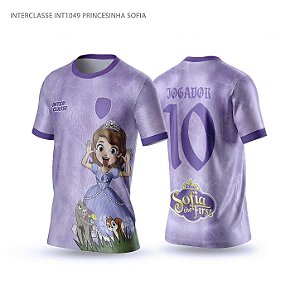 Template Camisa - Princesa Sofia Ref 1049 - CDR Vetor