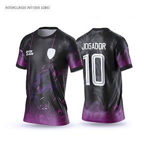 Template Camisa - Lobo brabo Ref 1055 - CDR Vetor