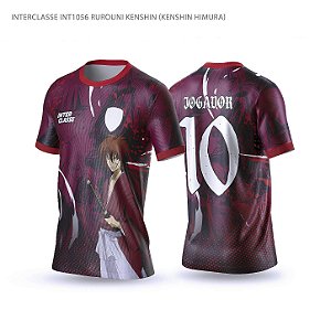 Template Camisa - Kenshin Himura Ref 1056 - CDR Vetor