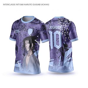 Template Camisa - Sasuke Uchina Ref 1060 - CDR Vetor