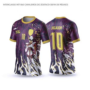 Template Camisa - Seiya de pegaso Ref 1063 - CDR Vetor