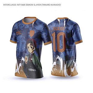 Template Camisa - Tanjiro Kamado Ref 1068 - CDR Vetor