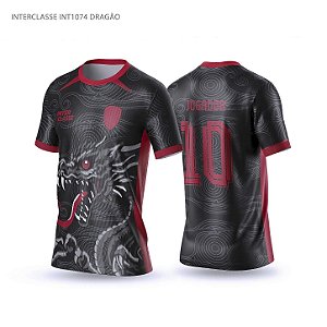 Template Camisa - Dragão magnata Ref 1074 - CDR Vetor