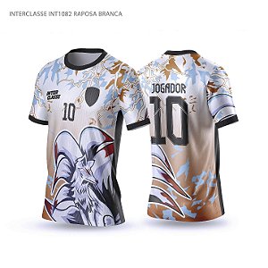 Template Camisa - Raposa Branca Ref 1082 - CDR Vetor