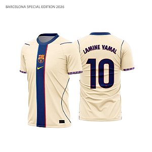 Template Camisa Futebol Barcelona Special Edition 2026 01 - Vetor