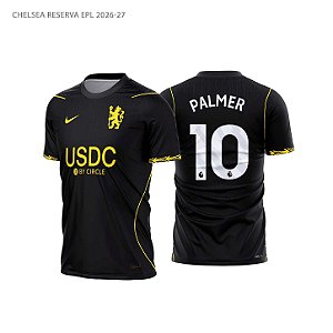 Template Camisa Futebol Chelsea Reserva EPL 2026-27 01 - Vetor