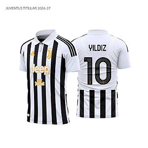 Template Camisa Futebol Juventus Titular 2026-27 01 - Vetor