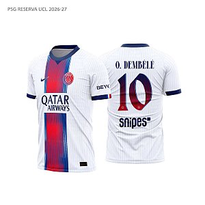Template Camisa Futebol PSG Reserva UCL 2026-27 01 - Vetor