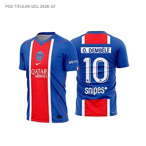 Template Camisa Futebol PSG Titular UCL 2026-27 01 - Vetor