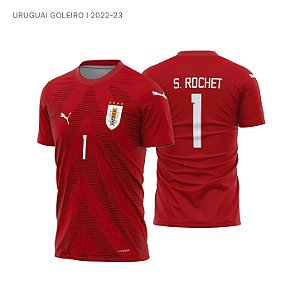 Template Camisa Futebol Uruguai Goleiro I 2022-23 01 - Vetor