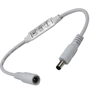 KIT Mini Dimmer Controle Dimmer PLUG P4 Strobo Ring Light  12V 24V Liga Desliga Dimmeriza Leds 12V 24V