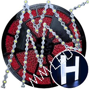 Ultra Fita LED Maleável 60-LEDs 6,48W /MT 12V 8000k Branco FRIO ZIG ZAG 6,5mm IP67 S A Prova Dagua Curvas 90º 6,5Watts 60LEDs