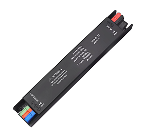 Fonte Slim PLUG PLAY 240W 20A 12v SEMI-Blindada IP50 200X35X24mm Metálica Alimentação 110v 220v P/ Cftv LEDs Com Borne de Pressão