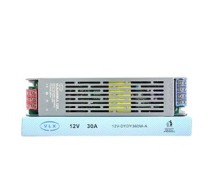 MINI FONTE - ECO DY-360W 30A 12V 110V/220V SLIM 110v/220v Automática