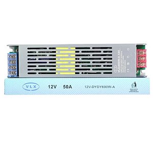 MINI FONTE - ECO DY-600W 50A 12V 110V/220V SLIM 110v/220v Automática