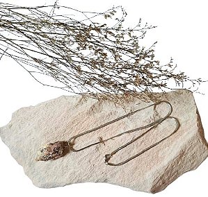 Colar Turmalina Negra com Mica