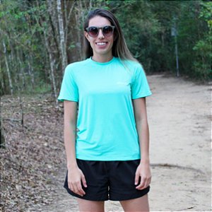 Camiseta feminina Sport - Verde água