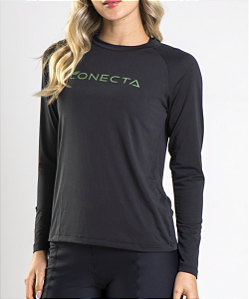 Camiseta Feminina Manga Longa- Atitude