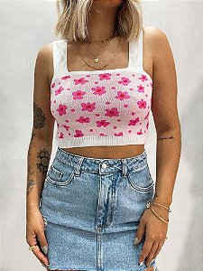 CROPPED DAISY PINK