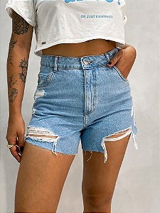 SHORTS JEANS DESTROYED