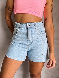 SHORTS JEANS STRASS