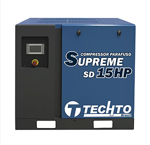 Compressor de Parafuso 15hp 10bar – Techto Supreme SD 15HP - CÓD: 9778