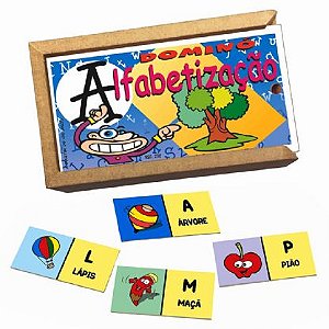 Domino Educativo Jogo Alfabetizaçao Em Ingles Idiomas Simque