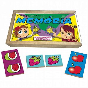 Jogo de Memória  Frutas,  Legumes  e  Hortaliças    (4 anos  ou +)