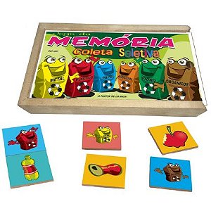 Jogo de Memória Coleta Seletiva    (5 anos  ou +)