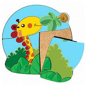 Quebra-Cabeça Baby Girafinha  (12 meses ou +)