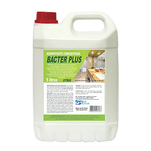 Desinfetante Concentrado Bacter Citrus New Clear 5 Litros