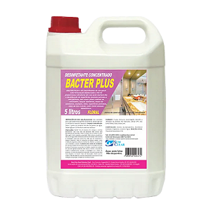 Desinfetante Concentrado Bacter Floral New Clear 5 Litros