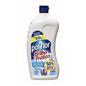 Cera Poliflor Brilho Prático 750ML Incolor