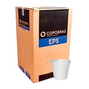 Copo Descartável Isopor Copobras 60ML Caixa C/2.000 Unidades