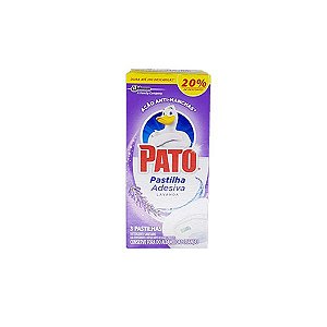 Purificador WC Pato Pastilha Adesiva Refill C/3 Lavanda