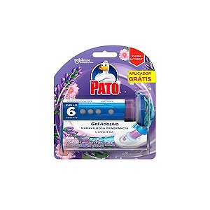 Purificador WC Pato Gel Adesivo Aparelho + 6 Refis Lavanda