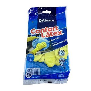 Luva de Limpeza Danny Confort Amarela G.