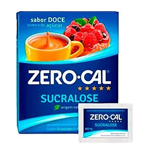 Adoçante Sachê Zero Cal Sucralose C/50 Unidades