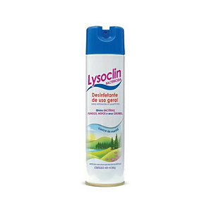 Desinfetante Aerosol Lysoclin Bactericida Frescor da Manhã Spray 400ML