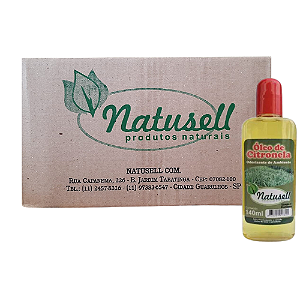 Óleo Essência Desodorizante Natusell 140ML Citronela Caixa C/25 Unidades