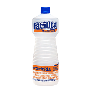 Álcool 70º 1 Litro Facilita