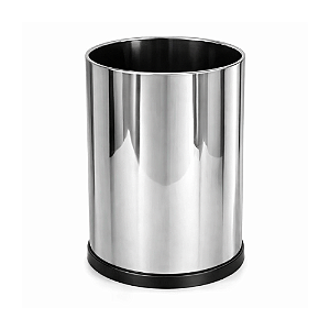 Lixeira Escritório Inox Jsn
