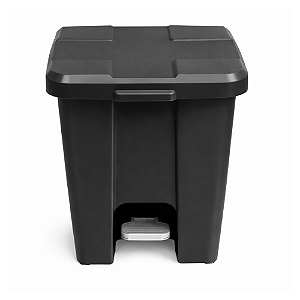 Lixeira Pedal Quadrada Jsn 15 Litros Preta