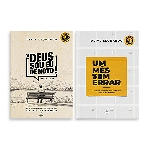 COMBO - "OI DEUS, SOU EU DE NOVO!" + "UM MÊS SEM ERRAR"
